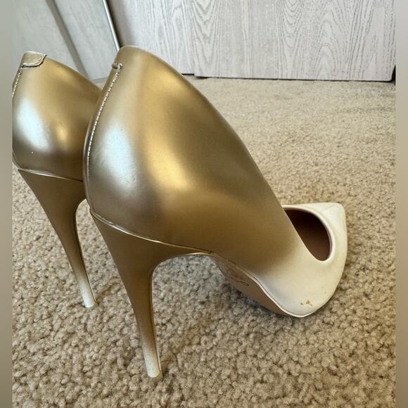Aldo Ombre White/Gold Stessy Stiletto Heel/Pumps - Size 6.5 - Picture 6 of 12